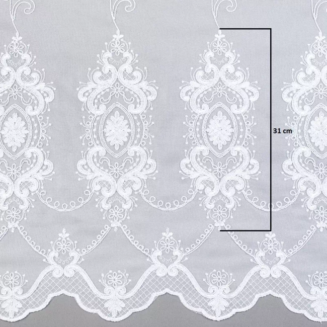FIRANA NA WYMIAR - Haft po całości ornament HANIA 400x160