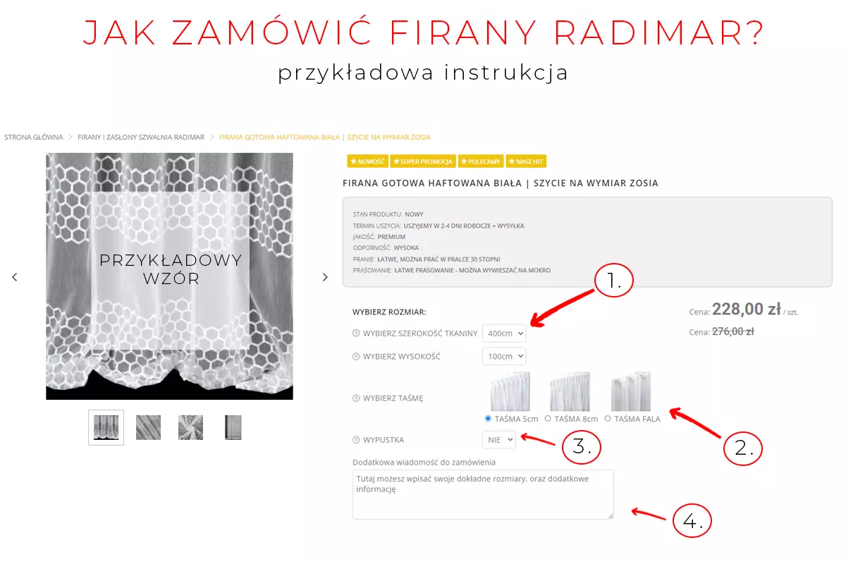jak zamówić firany online