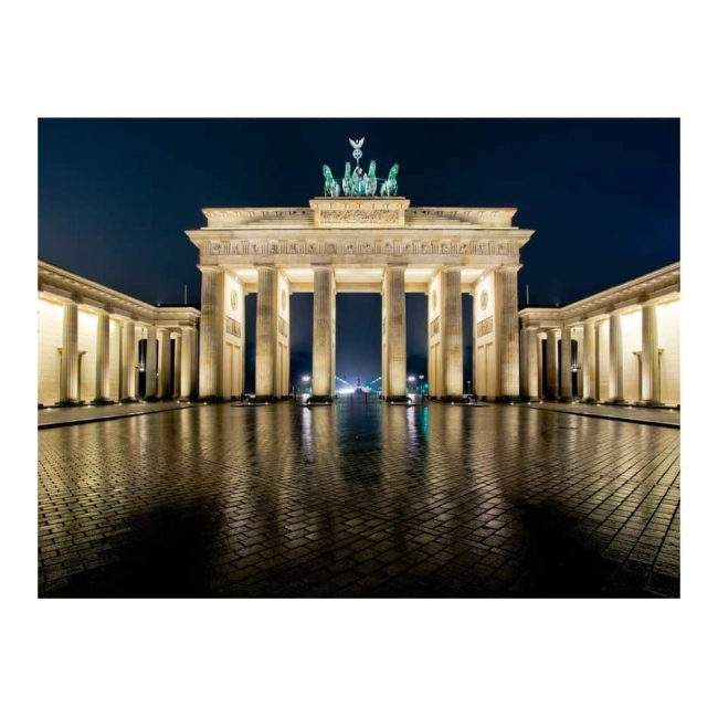 Fototapeta - Brama Brandenburska nocą