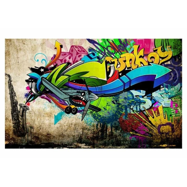 Fototapeta - Funky - graffiti