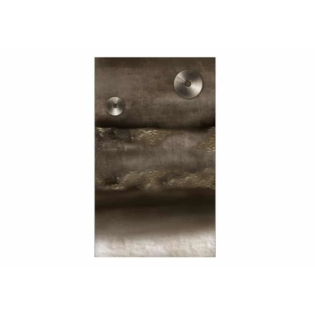 Tapeta w rolce fototapeta srebrne okręgi abstrakcja