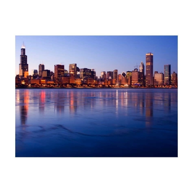 Fototapeta - Icy Downtown Chicago