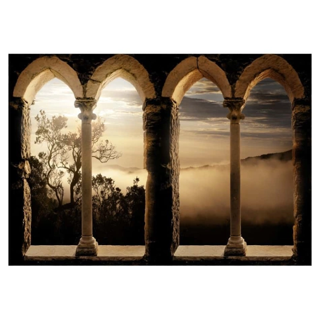 Fototapeta samoprzylepna - Klasztor w górach