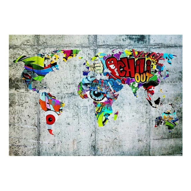 Fototapeta samoprzylepna - Mapa - Graffiti