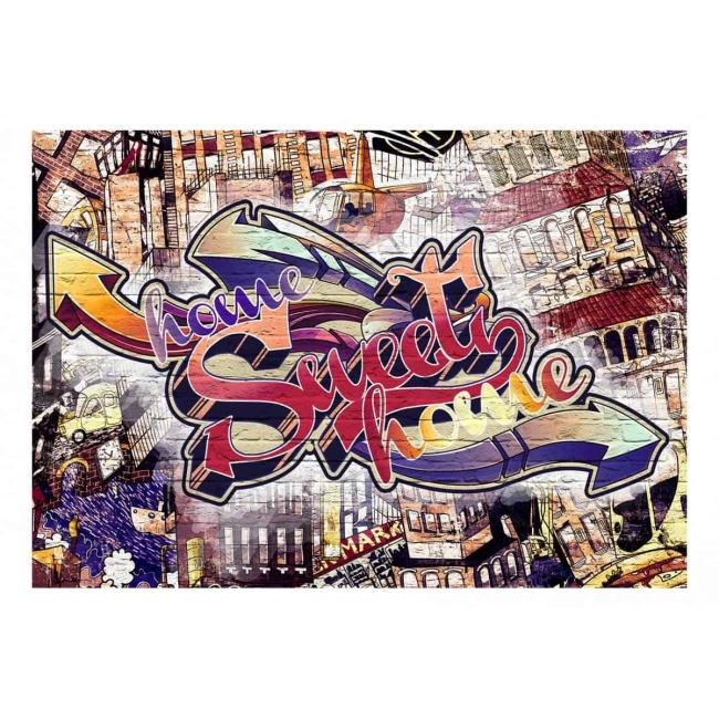 Fototapeta samoprzylepna - Odjazdowe graffiti