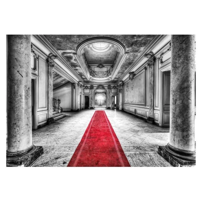Fototapeta samoprzylepna - Tajemnica marmuru - czarno-biała