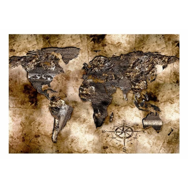 Fototapeta - Stara mapa świata