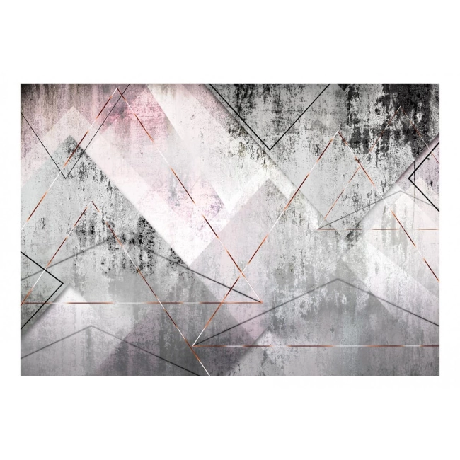Fototapeta Geometryczna Beton nowoczesna Trojkątna perspektywa