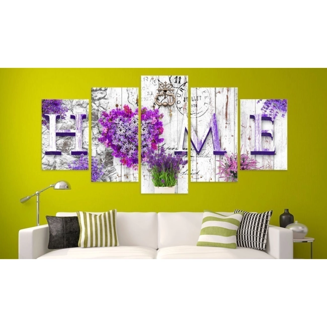 Obraz - Ametystowy azyl obraz do salonu home