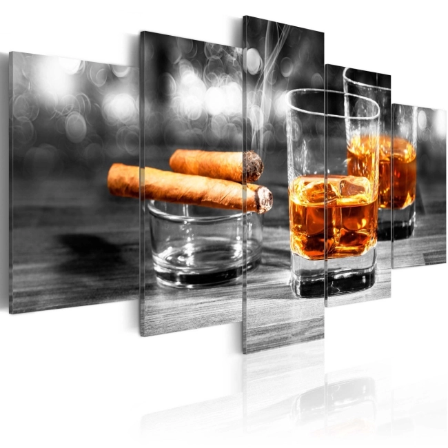 Obraz - Cygara i whisky