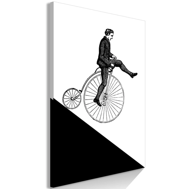Obraz - Cyklista (1-częściowy) pionowy