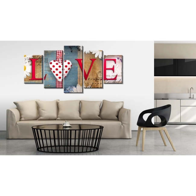 Obraz - LOVE - handmade
