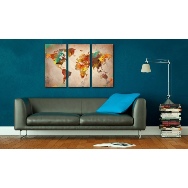 Obraz - Painted World - triptych