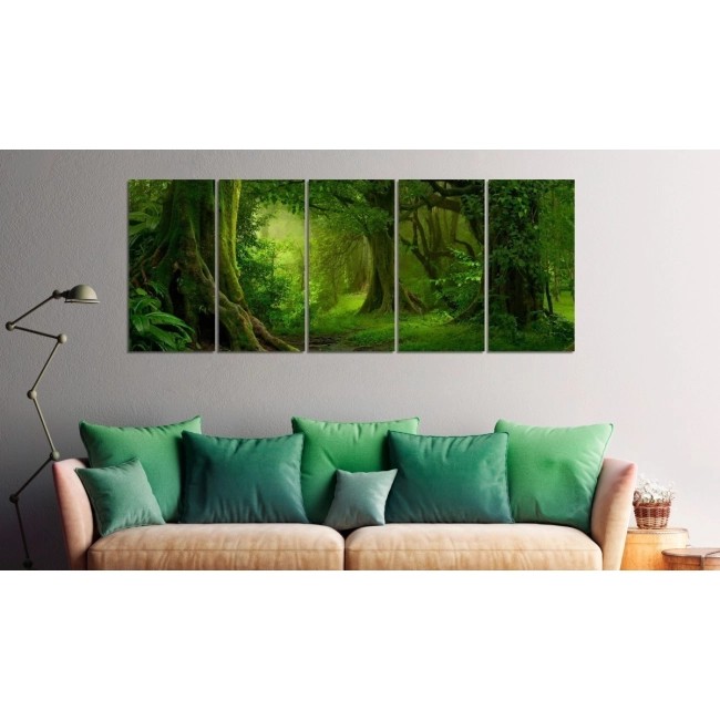 Obraz - Tropikalna dżungla OBRAZ NA PŁÓTNIE WŁOSKIM