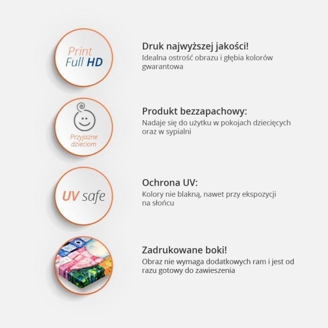 Obraz - Zimowa ekspresja OBRAZ NA PŁÓTNIE WŁOSKIM