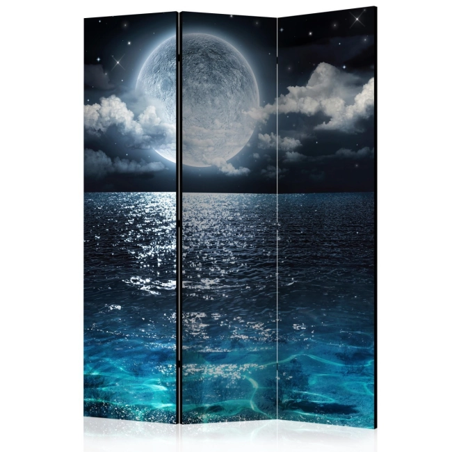 Parawan 3-częściowy - Niebieska laguna [Room Dividers]