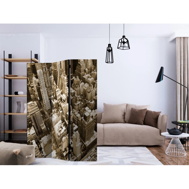 Parawan 3-częściowy - Nowy Jork, Manhattan [Room Dividers]