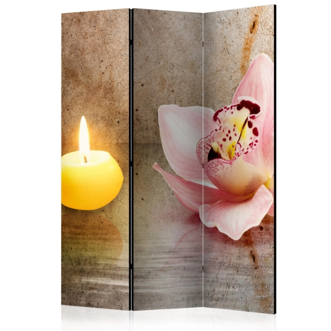 Parawan 3-częściowy - Romantyczny wieczór [Room Dividers]