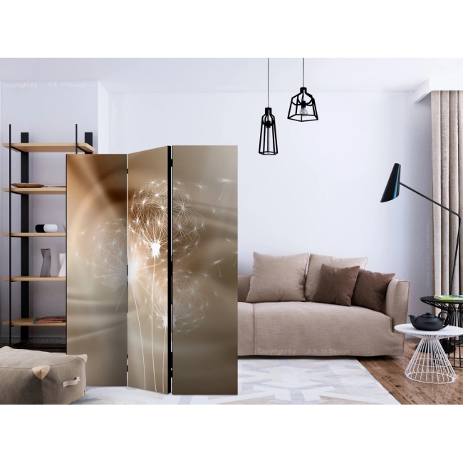 Parawan 3-częściowy - Słoneczna iluzja [Room Dividers]