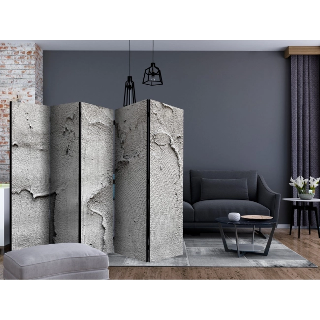Parawan 5-częściowy - Betonowa nicość II [Room Dividers]