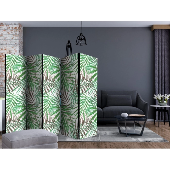 Parawan 5-częściowy - Dzikie liście II [Room Dividers]
