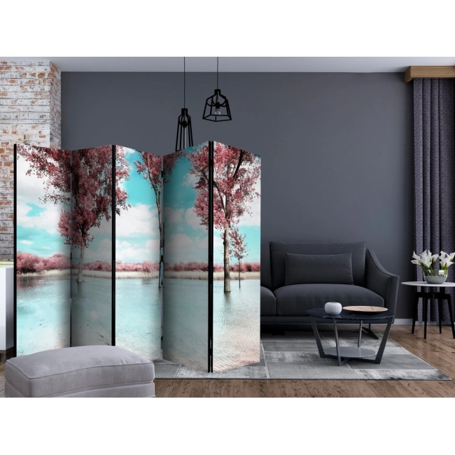 Parawan 5-częściowy - Jesienny krajobraz [Room Dividers]
