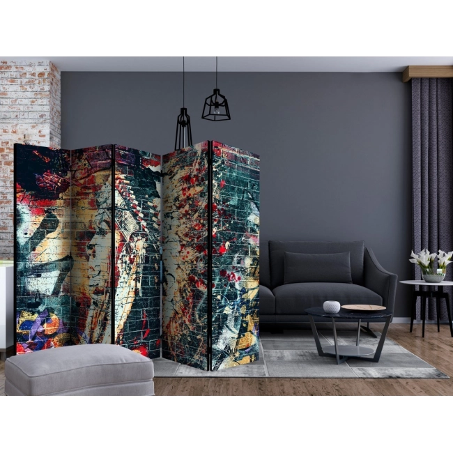 Parawan 5-częściowy - Miejska wojowniczka II [Room Dividers]