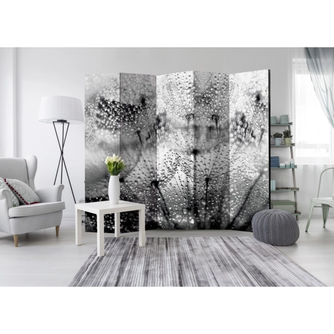 Parawan 5-częściowy - Pocałunek deszczu II [Room Dividers]