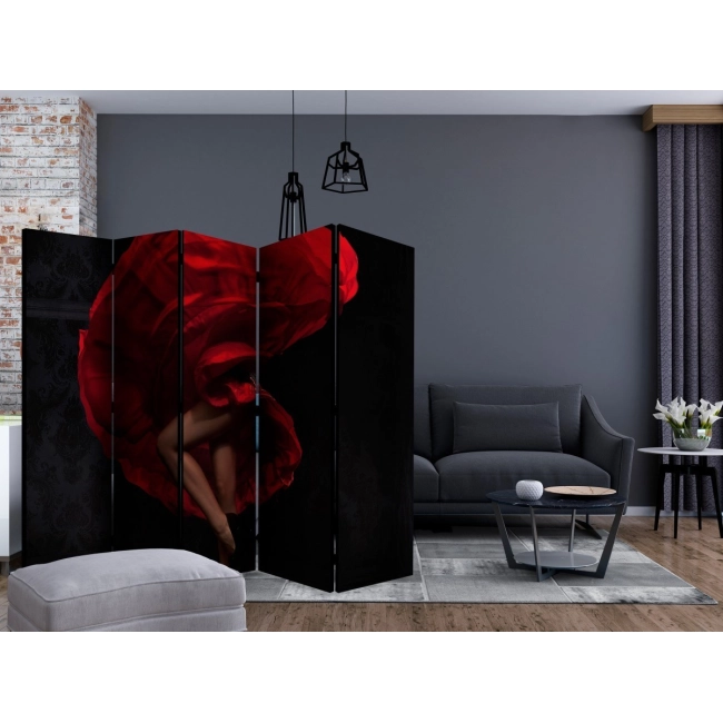 Parawan 5-częściowy - Tancerka flamenco II [Room Dividers]