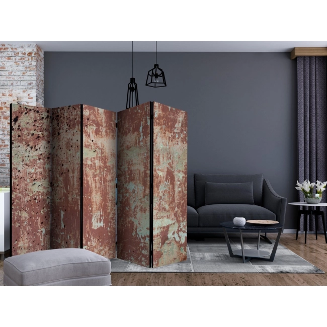 Parawan 5-częściowy - Ulice w deszczu II [Room Dividers]