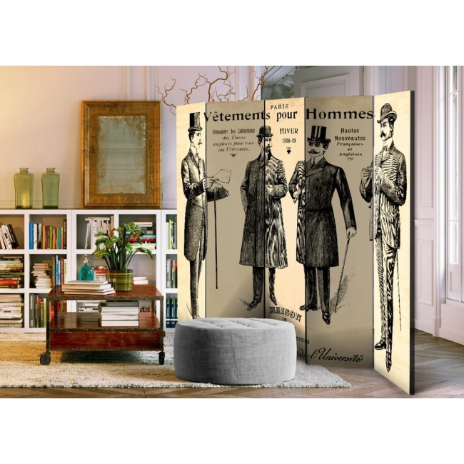 Parawan 5-częściowy - Vêtements pour Homme II [Room Dividers]