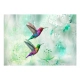 Fototapeta - Kolorowe kolibry (zielony)