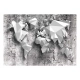 Fototapeta - Mapa świata: origami