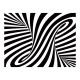 Fototapeta - op art: czarno-biały