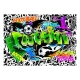 Fototapeta - Piłkarskie graffiti