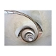 Fototapeta - White spiral stairs