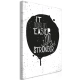 Obraz - It doesn't easier you just get stronger (1-częściowy) pionowy