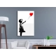 Obraz - Pocięty Banksy (1-częściowy) pionowy