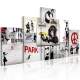 Obraz - Street Crimes: Banksy Art OBRAZ NA PŁÓTNIE WŁOSKIM