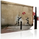 Obraz - Zakaz gry w piłkę (Banksy) OBRAZ NA PŁÓTNIE WŁOSKIM