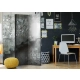 Parawan 3-częściowy - Betonowe schody [Room Dividers]