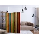 Parawan 3-częściowy - Drewniana tęcza [Room Dividers]