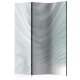 Parawan 3-częściowy - Falująca biel [Room Dividers]