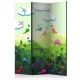 Parawan 3-częściowy - Kolorowe dinozaury [Room Dividers]
