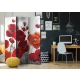 Parawan 3-częściowy - Maki w blasku księżyca [Room Dividers]