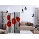 Parawan 3-częściowy - Opowieść czerwonych maków [Room Dividers]