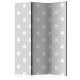 Parawan 3-częściowy - Radosne groszki [Room Dividers]