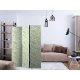 Parawan 3-częściowy - Roślinny witraż [Room Dividers]