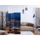 Parawan 3-częściowy - Rozświetlona Barcelona [Room Dividers]