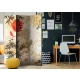 Parawan 3-częściowy - Rybi taniec [Room Dividers]